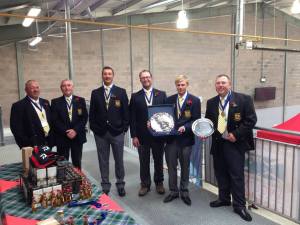 AT TEFF England B with Manager Alan Jenkins & Stuart Wardle - Team Gold